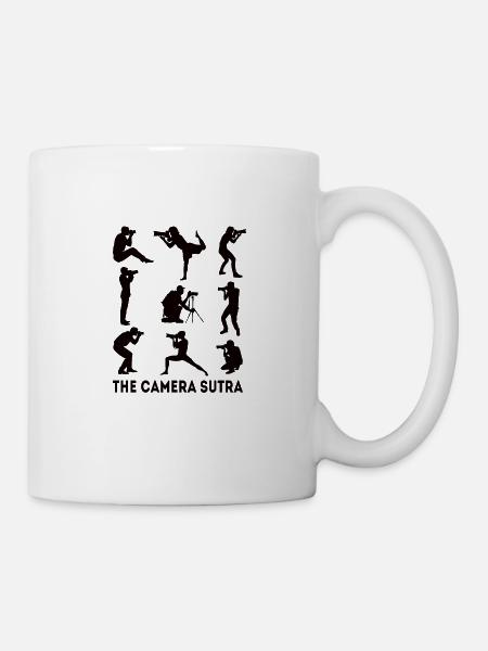 Kamera Sutra Fotograf Fotografen Fotografieren - Tasse - Weiß