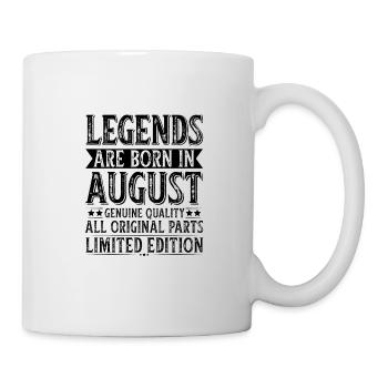 Legends Birthday August Year of construction Legend - Mug - white - Right