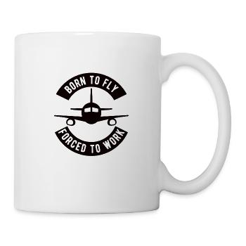 Pilote d’avion Volant Vol à voile Profession - Mug blanc - blanc - Droite