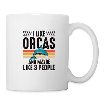 Orca Sea Nature Funny Marine Animals Water Ocean - Mug - white - Right