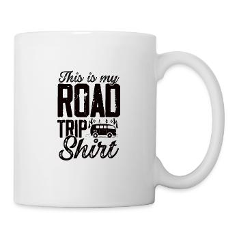 Road trip Aventure Voyage Camping Camping Camper - Mug blanc - blanc - Droite