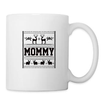 Weihnachten Familie Weihnachtsoutfit Mama - Tasse - Weiß - Rechts