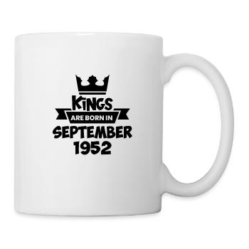 Septembre 1952 - Cadeau du 70e anniversaire. Génial. - Mug blanc - blanc - Droite