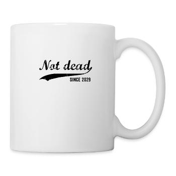 Funny Birthday Not Dead Since 2029 - Mug - white - Right