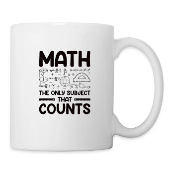 Professeur de mathématiques Formule mathématique Professeur de géométrie - Mug blanc - blanc - Droite