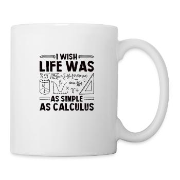Professeur de mathématiques Formule mathématique Professeur de géométrie - Mug blanc - blanc - Droite