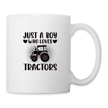 Farmer Tractor Agriculture Farmer Tractor Farm - Mug - white - Right
