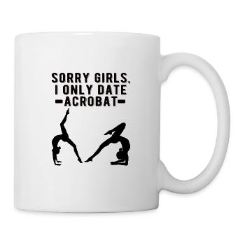 Gymnastics Gymnast Gymnastics Acrobatics Acrobat - Mug - white - Right