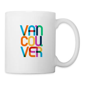 Vancouver Canada CMYK Pop Art Style - Mug - white - Right