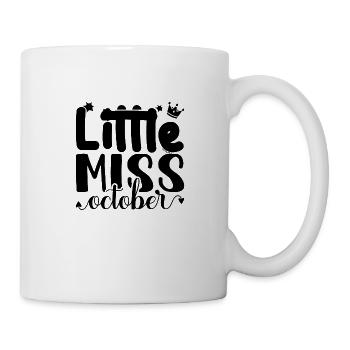 Princesse Octobre Cadeau d’anniversaire Enceinte - Mug blanc - blanc - Droite