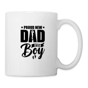 Proud Dad It's a Boy - Father - Mug - white - Right