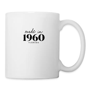 Made 1960 in Florida. Cute Birthday Party - Tasse - Weiß - Rechts