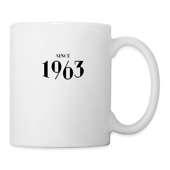 Lustiger Geburtstag seit 1963 - Tasse - Weiß - Rechts