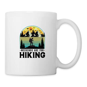 Week-end Équipe de randonnée Randonnée dans les montagnes - Mug blanc - blanc - Droite