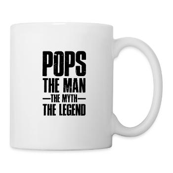 Welt bester Papa Vater Paare Paar Eltern Dad daddy - Tasse - Weiß - Rechts