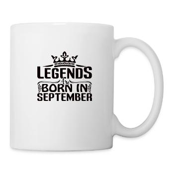 Légendes Septembre Anniversaire Année de construction Célébration - Mug blanc - blanc - Droite