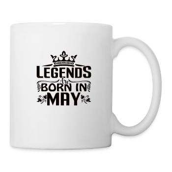 Legends May Birthday Born Celebration Legend - Mug - white - Right
