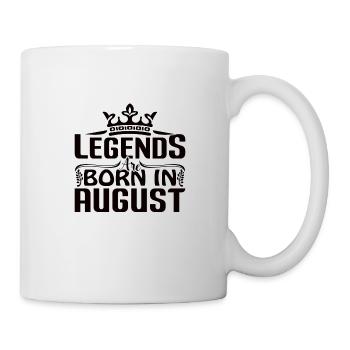 Legends Birthday August Year of construction Legend - Mug - white - Right