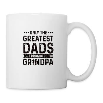 Papa Grandpa Gift - Promotion from Father to Grandpa - Mug - white - Right