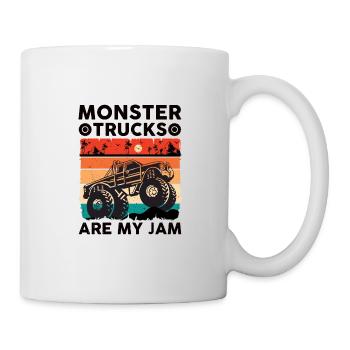 Monstertruck Monstertruck Kinder jam jump v8 laut - Tasse - Weiß - Rechts