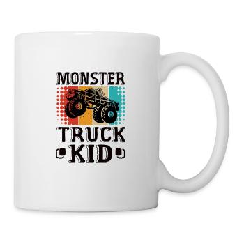 Monstertruck Monstertruck Kinder jam jump v8 laut - Tasse - Weiß - Rechts
