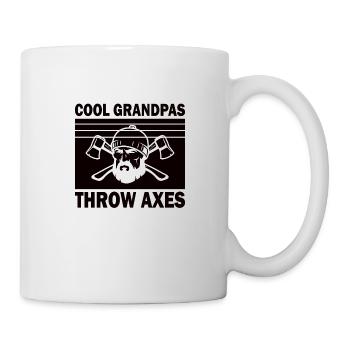 Grandpa Axe Throw Axe Throw Target Throw Axe Throw Pension - Mug - white - Right