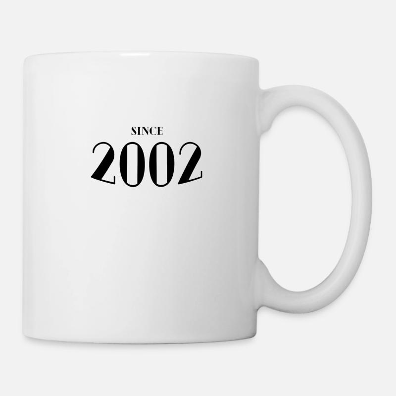 Lustiger Geburtstag seit 2002 - Tasse - Weiß