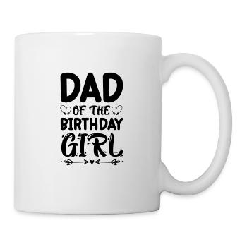 Dad's Little Princess Girl Birthday - Mug - white - Right