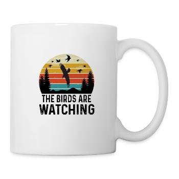 Bird watching Ornithologist Birding Birdwatching - Mug - white - Right