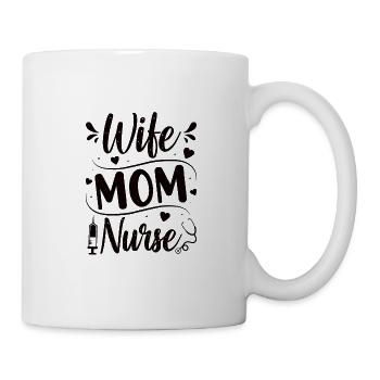 Femme Mère Infirmière Maman Médecine - Mug blanc - blanc - Droite