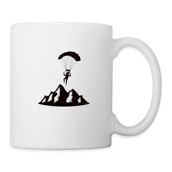 Paragliding Paraglider Parachute Parachute Para - Mug - white - Right