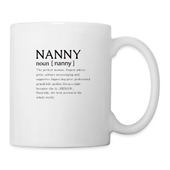 Super forte assistante maternelle drôle idée cadeau Pouvoir - Mug blanc - blanc - Droite
