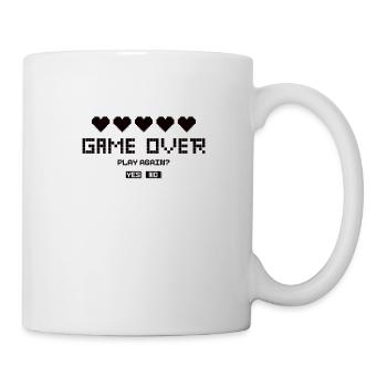 Game Over Retro Lettering - Mug - white - Right