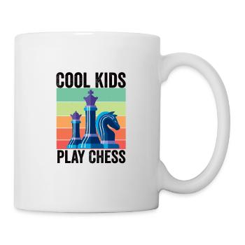 Échecs Enfants - Mug blanc - blanc - Droite