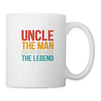 Bester Onkel Schlechter Einfluss Familie Geschenk - Tasse - Weiß - Rechts