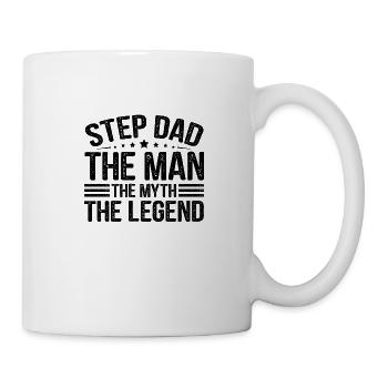 Beau-père Père Beau-père Papa Cadeau de fête des pères - Mug blanc - blanc - Droite