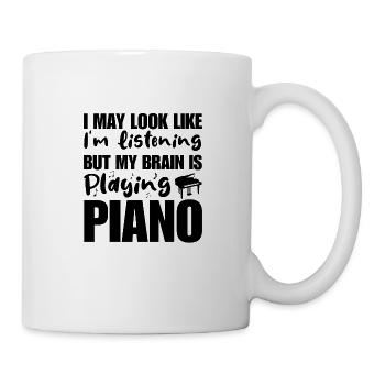 Funny Piano Piano Grand Piano Saying for Pianist - Mug - white - Right