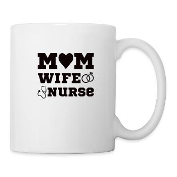 Femme Mère Infirmière Maman Médecine - Mug blanc - blanc - Droite