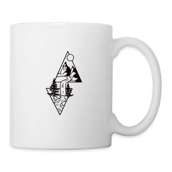 Hiking Camping Outdoor Sayings Camper Hikers - Mug - white - Right
