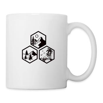 Hiking Camping Outdoor Sayings Camper Hikers - Mug - white - Right