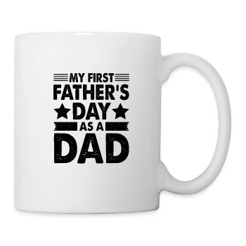 Erster Vatertag - Tasse - Weiß - Rechts
