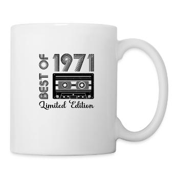 Anniversaire 1971 71 Vintage Rétro Vintage Cadeau - Mug blanc - blanc - Droite