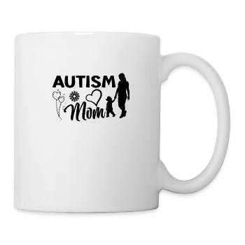 Autism Mother Daughter Son Autistic Parents Child - Mug - white - Right
