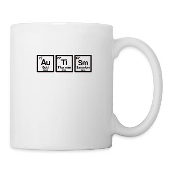 Autisme Mère Fille Fils Autistic Parents Enfant - Mug blanc - blanc - Droite