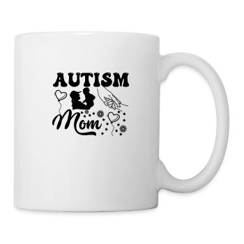 Autism Mother Daughter Son Autistic Parents Child - Mug - white - Right