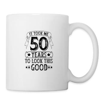 50 birthday - 50 years old - Mug - white - Right