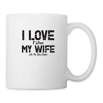 Poker Wife Married Poker Chips Card Play - Mug - white - Right