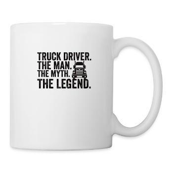 Chauffeur de camion Chauffeur de camion Diesel - Mug blanc - blanc - Droite