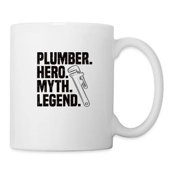 Ingénieur chauffagiste système cadeau mécanicien plombier - Mug blanc - blanc - Droite