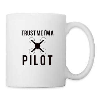 Drone Drone Pilote Drone Opérateur Quadcopter - Mug blanc - blanc - Droite
